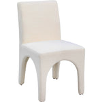 Gramercy Linen Textured Fabric Upholstered Dining Chair in Beige