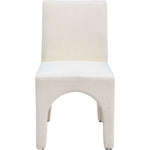 Gramercy Linen Textured Fabric Upholstered Dining Chair in Beige