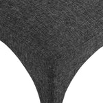 Gramercy Linen Textured Fabric Upholstered Dining Chair in Black