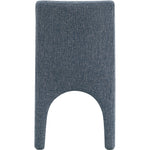 Gramercy Linen Textured Fabric Upholstered Dining Chair in Blue