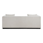 Alfie 90.5" Linen Textured Fabric Upholstered Sofa in Beige
