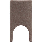 Gramercy Linen Textured Fabric Upholstered Dining Chair in Brown