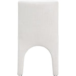 Gramercy Linen Textured Fabric Upholstered Dining Chair in Cream