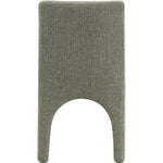Gramercy Linen Textured Fabric Upholstered Dining Chair in Green