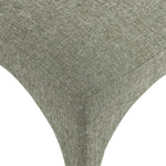 Gramercy Linen Textured Fabric Upholstered Dining Chair in Green