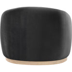 Gustavo Velvet Upholstered Chair in Black