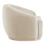 Gustavo Velvet Upholstered Chair in Cream