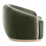 Gustavo Velvet Upholstered Chair in Green