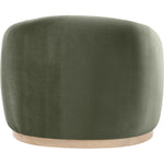 Gustavo Velvet Upholstered Chair in Green