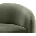 Gustavo Velvet Upholstered Chair in Green