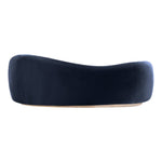 Gustavo 92.5" Velvet Upholstered Sofa in Navy