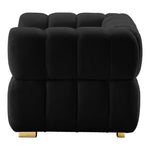 Gwen Velvet Upholstered Chair in Black