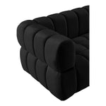 Gwen Velvet Upholstered Chair in Black