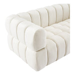 Gwen Velvet Upholstered Chair in Cream