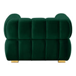 Gwen Velvet Upholstered Chair in Green