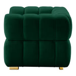 Gwen Velvet Upholstered Chair in Green