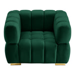 Gwen Velvet Upholstered Chair in Green