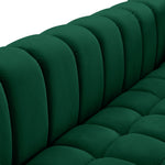 Gwen Velvet Upholstered Chair in Green