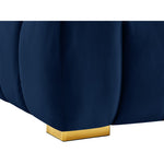 Gwen Velvet Upholstered Chair in Navy