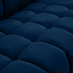Gwen 91" Velvet Upholstered Sofa in Navy