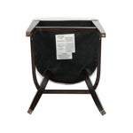 Beever Chenille Wood Upholstered Barstool in Cream