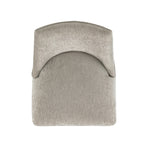 Beever Chenille Wood Upholstered Barstool in Taupe