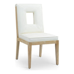 Gwendolyn Vegan Leather Upholstered Dining Side Chair in Cream