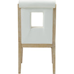 Gwendolyn Vegan Leather Upholstered Dining Side Chair in Cream