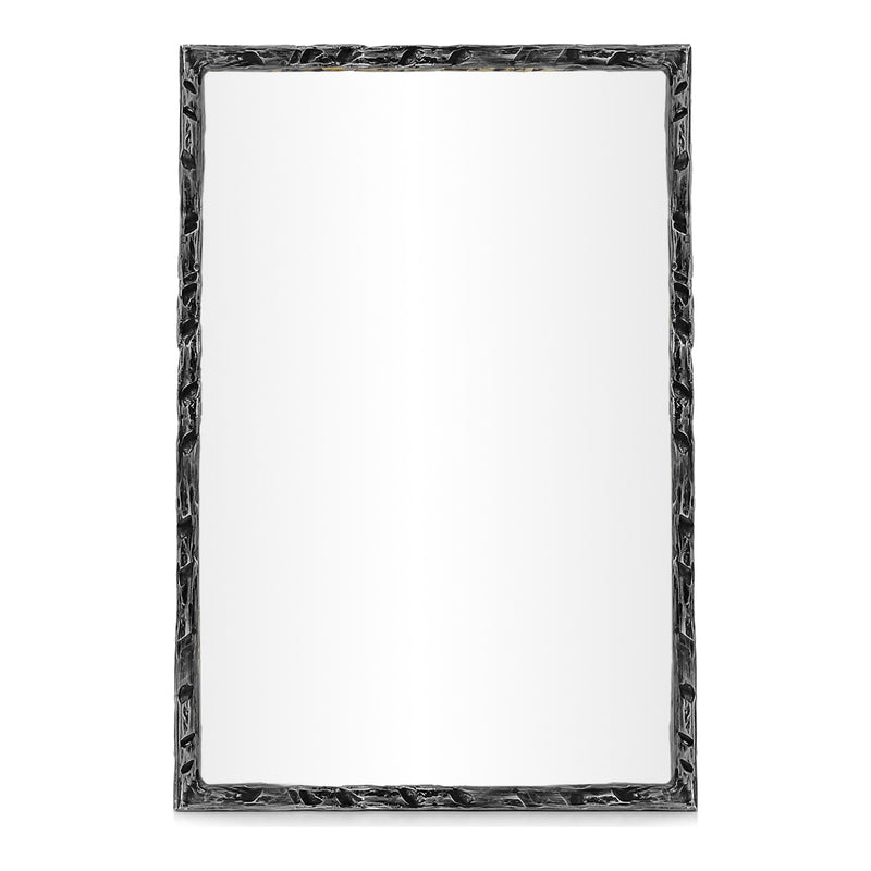 Hammer Iron Mirror in Black