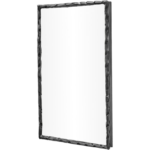 Hammer Iron Mirror in Black