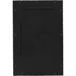 Hammer Iron Mirror in Black