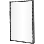 Hammer Iron Mirror in Black