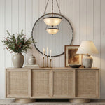 Hammer Iron Mirror in Black