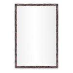 Hammer Iron Mirror in Brown