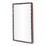 Hammer Iron Mirror in Brown