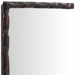 Hammer Iron Mirror in Brown