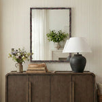 Hammer Iron Mirror in Brown