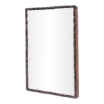 Hammer Iron Mirror in Brown