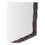 Hammer Iron Mirror in Brown