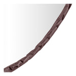 Hammer Iron Mirror in Brown