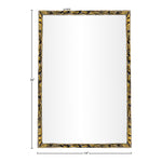 Hammer Iron Mirror in Gold