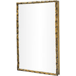Hammer Iron Mirror in Gold