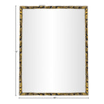 Hammer Iron Mirror in Gold