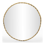 Hammer Iron Mirror in Gold