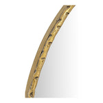 Hammer Iron Mirror in Gold