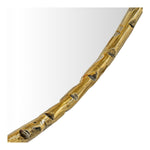 Hammer Iron Mirror in Gold