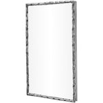 Hammer Iron Mirror in Silver