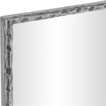 Hammer Iron Mirror in Silver