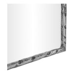 Hammer Iron Mirror in Silver