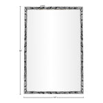 Hammer Iron Mirror in Silver